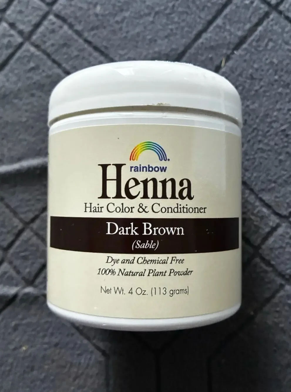 Henna, Hair Color & Conditioner, Dark Brown (Sable), 4 oz (113 g) Ex 6/2/28